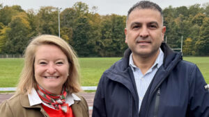 Sophie Schwarz et Kamel Touih